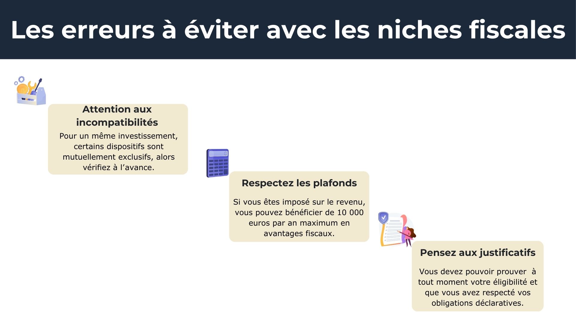 erreurs eviter niches fiscales